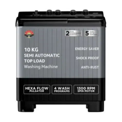 Acer AR10SAMBGL124D 10 Kg Semi Automatic Top Load Front