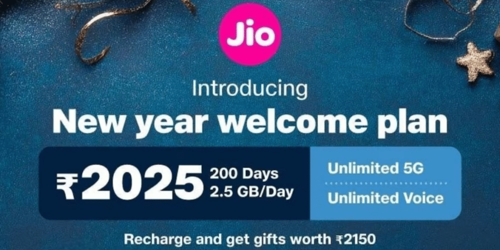 Reliance Jio offers prepaid plans for New Year 2025