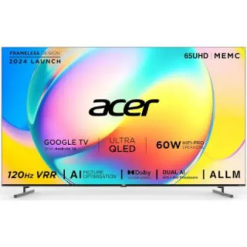 Acer Super Series AR65QDXGU2875AT 65 inch (165 cm) QLED 4K Front