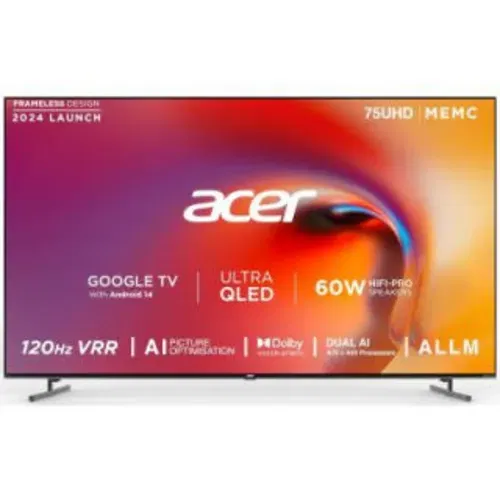 Acer Super Series AR85QDXGU2875AT 85 inch (215 cm) QLED 4K Front