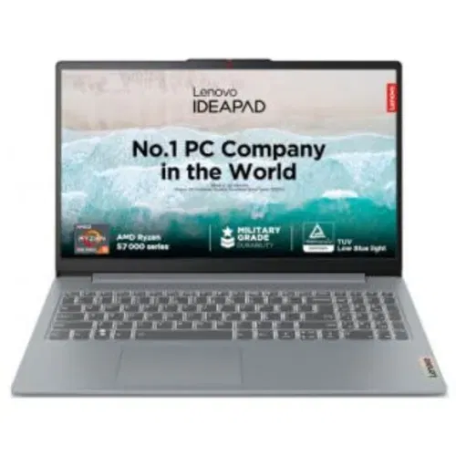Lenovo IdeaPad Slim 3 15ABR8 82XM00G1IN AMD Hexa Core Ryzen 5 8 GB 512 GB SSD Windows 11 Front