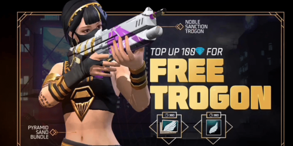 Free Fire Noble Top Up event details