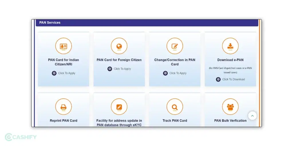 download e PAN card through UTIITSL - step -2