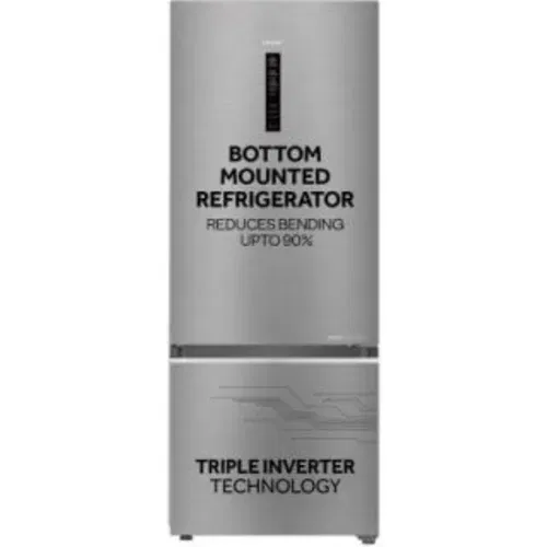 Haier HEB-363TS-P 355 Ltr Bottom-Mount Freezer Front