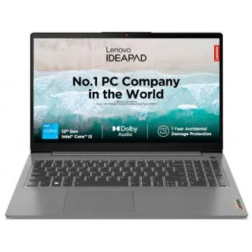 Lenovo IdeaPad 3 15IAU7 82RK017PIN Core i3 12th Gen 8 GB 512 GB SSD Windows 11 Front