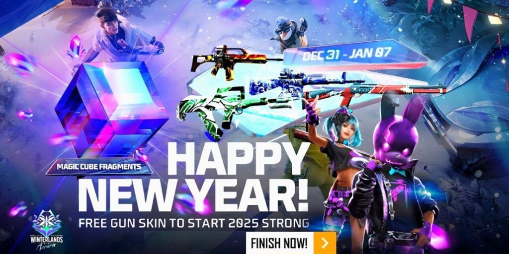 Free Fire New Year Event is till January 5