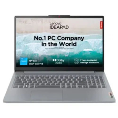 Lenovo IdeaPad Slim 3 15IRU8 82X700C8IN Core i3 13th Gen 8 GB 512 GB SSD Windows 11 Front