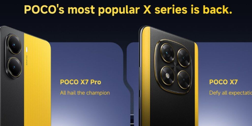 POCO X7 series launched in India