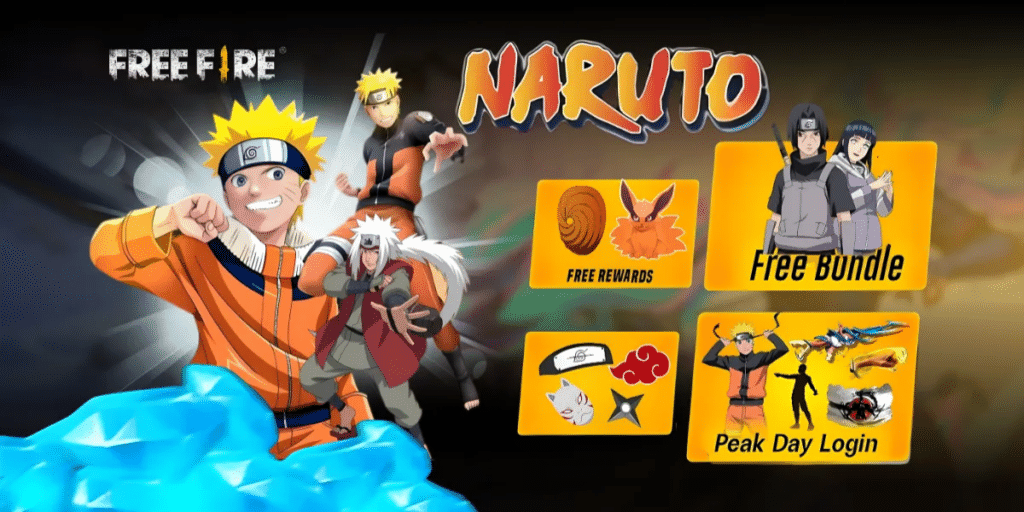 Free Fire x Naruto Collab