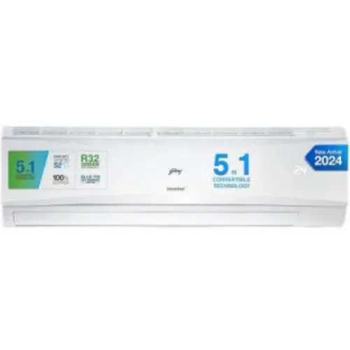 Godrej EI 17LINV5R32 WYR 1.4 Ton 5 Star Inverter Split AC Front