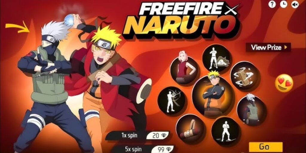 Free Fire x Naruto Free Diamonds