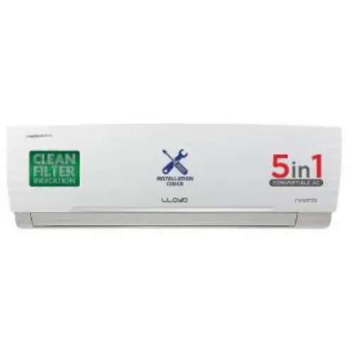 Lloyd GLS18I5FWBEW 1.5 Ton 5 Star Inverter Split AC Front