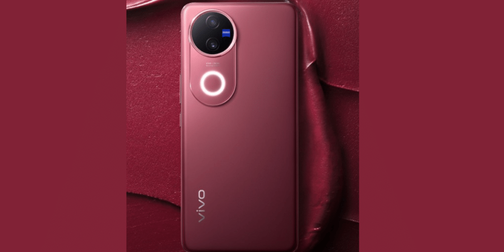 Design leak of Vivo V50 shows it in red color