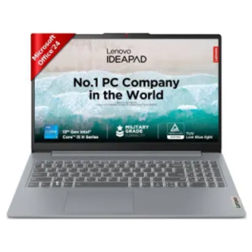 Lenovo IdeaPad Slim 3 15IAH8 83ER00KPIN Core i5 12th Gen 16 GB 512 GB SSD Windows 11 Front