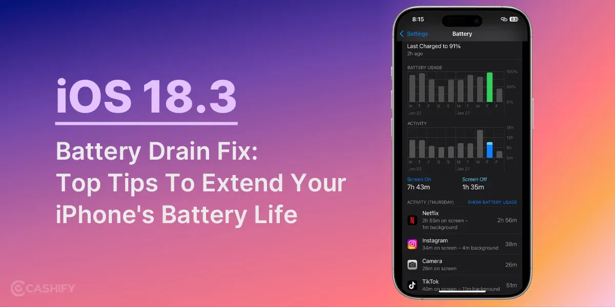 iOS 18.3 Battery Drain Fix: Top Tips To Extend Your iPhone&#8217;s Battery Life