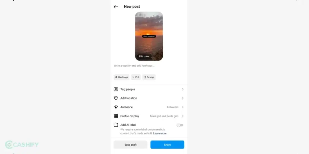 Edit Instagram Video for Feed - Step - 5