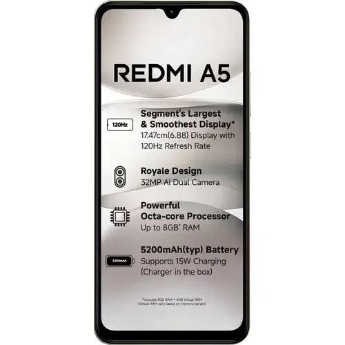 Xiaomi Redmi A5 Front