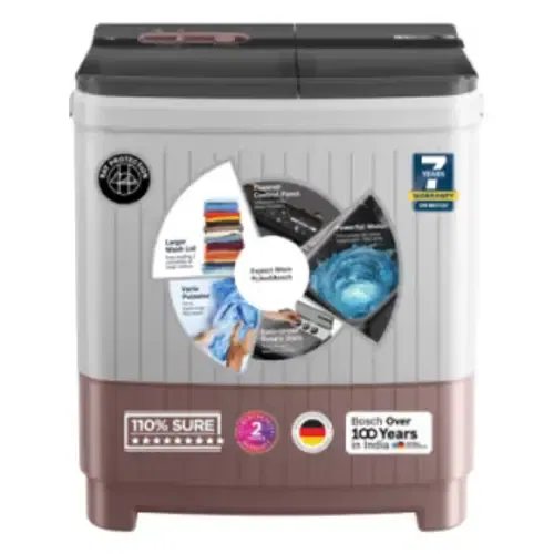 Bosch WJP904C0IN 9 Kg Semi Automatic Top Load Front