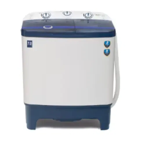 Midea MWMSA070PPG(BW) 7 Kg Semi Automatic Top Load Front