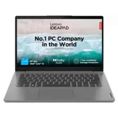 Lenovo IdeaPad 3 14IAU7 82RJ00FFIN Core i3 12th Gen 16 GB 512 GB SSD Windows 11 Front