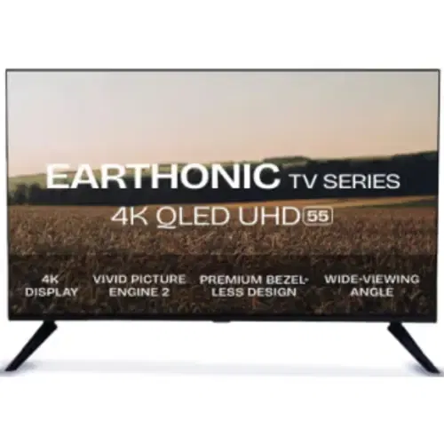 EARTHONIC E55UHD4KQ11GS24 55 inch (139 cm) QLED 4K Front