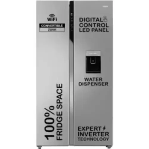Haier HRS-682SWDU1 596 Ltr Side-by-Side Front