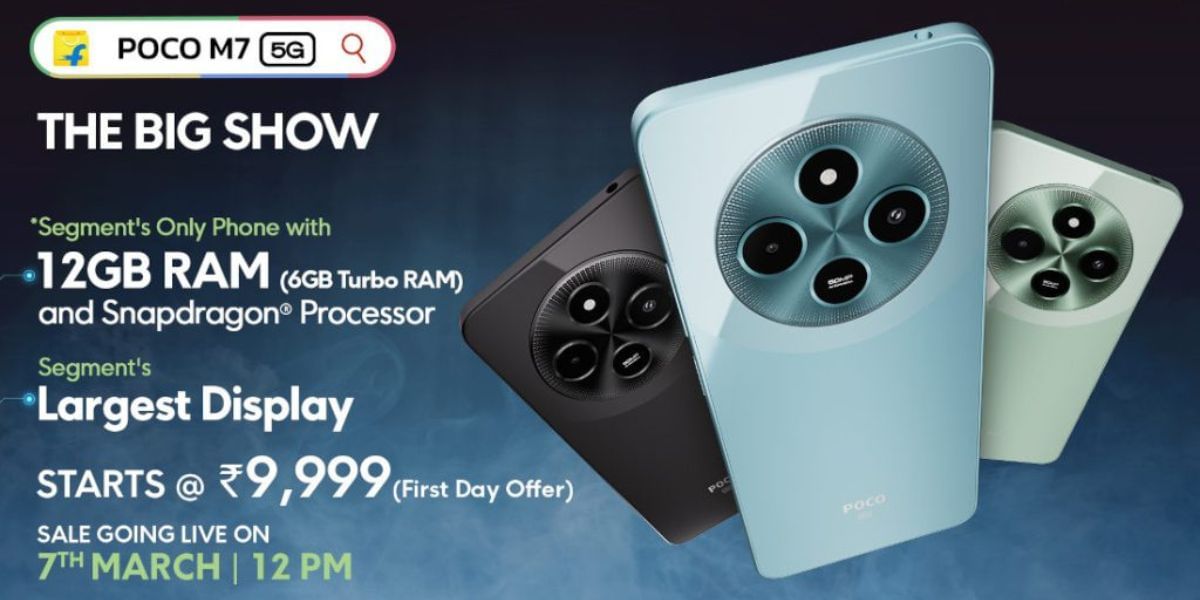 POCO M7 5G Launched In India With 120Hz Display At Cheap Price!