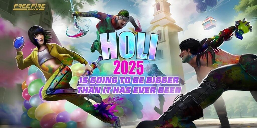 Grab the exclusive rewards and prizes during the Free Fire Holi Hai event