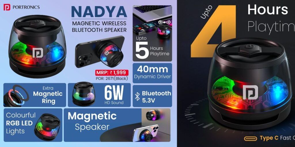 Portronics Nadya Launch