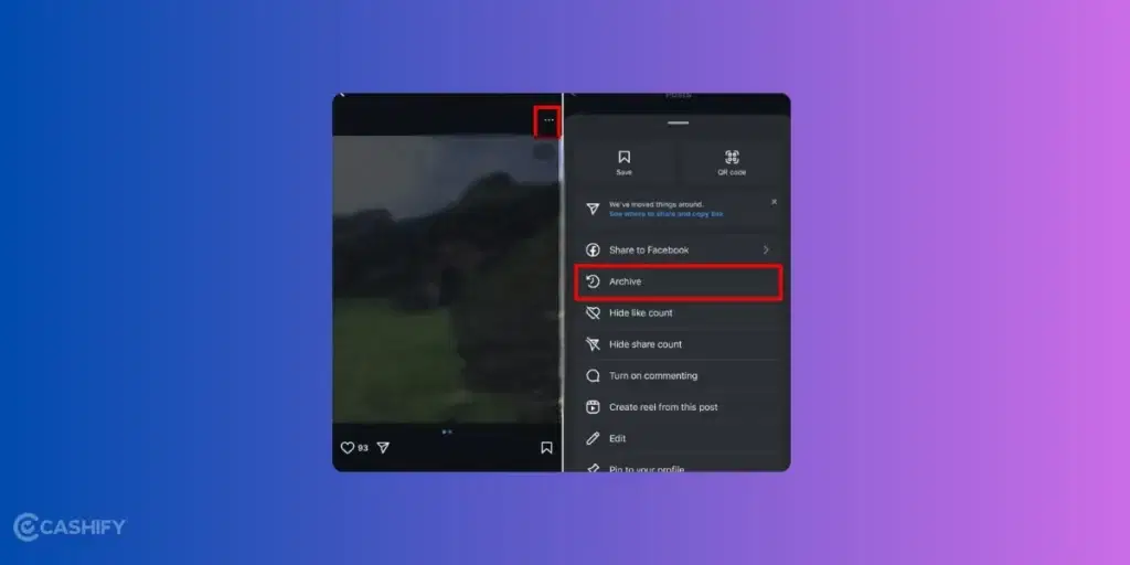 What Is the Archive Feature?, hide instagram post,