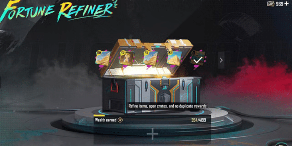 PUBG Mobile Fortune Refiner Event rewards list