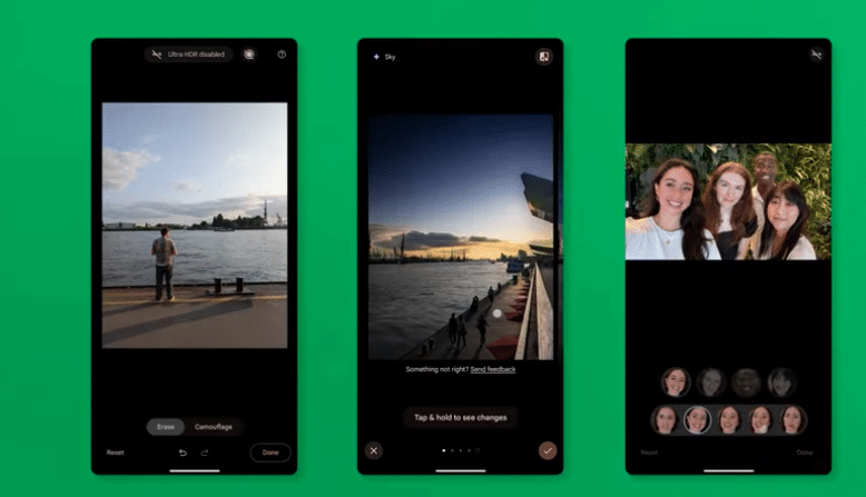 AI Magic Editor on Pixel 9a