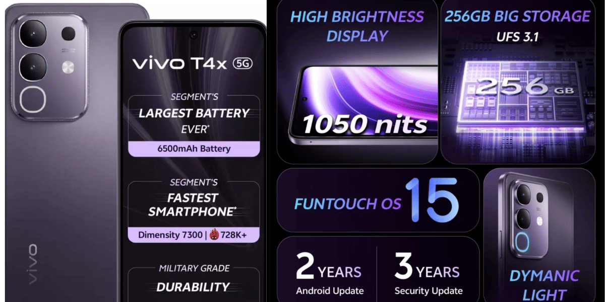 Vivo T4 Launch Date In India Teased For April With  India’s Biggest Battery