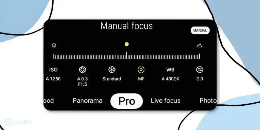 manual focus on phone