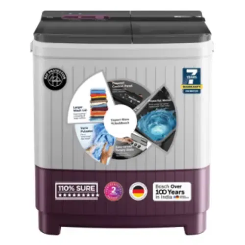 Bosch WJP854V0IN 8.5 Kg Semi Automatic Top Load Front