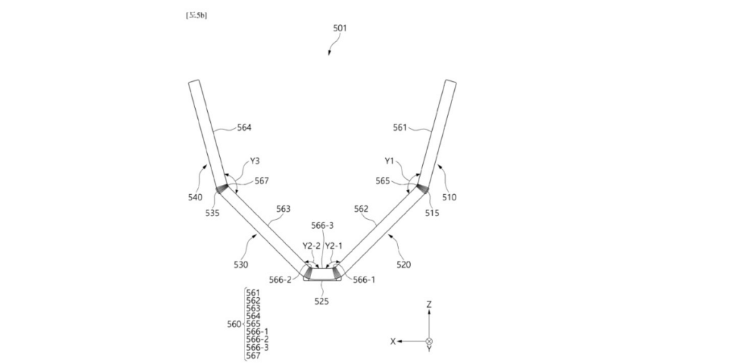 Samsung quad-foldable phone will have a bended display