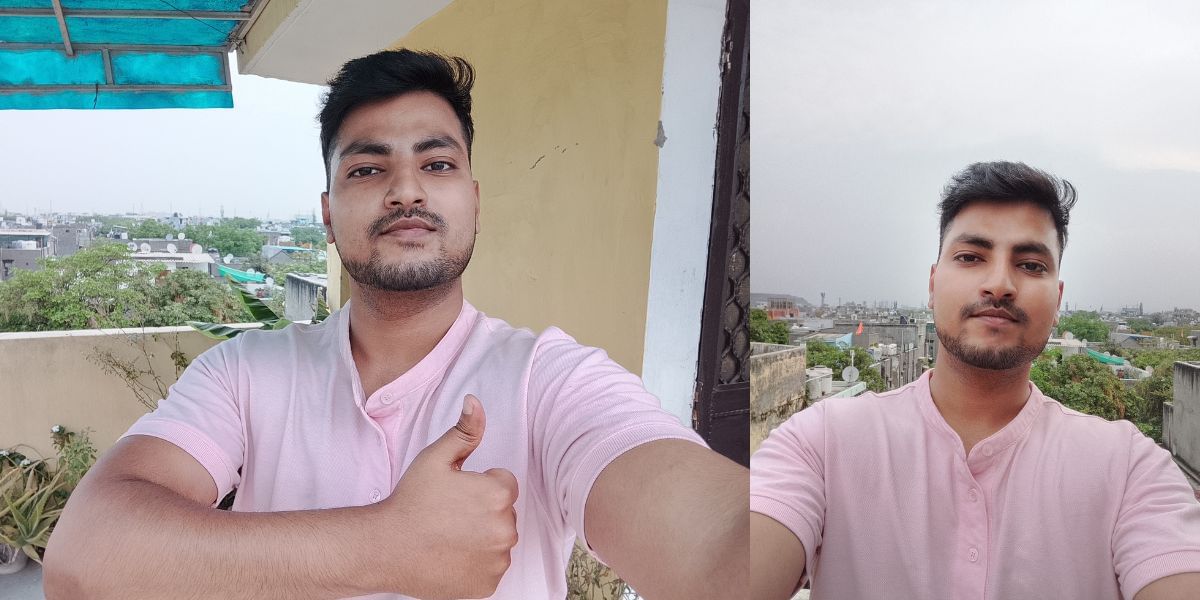 Poco C71 front camera result