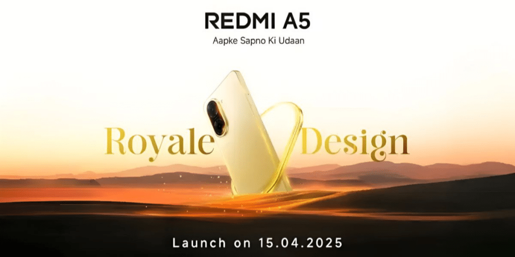 Redmi A5 specs reveal that it will offer a Royale Design