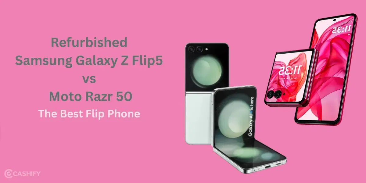 Refurbished Samsung Galaxy Z Flip5 vs Moto Razr 50: The Best Flip Phone