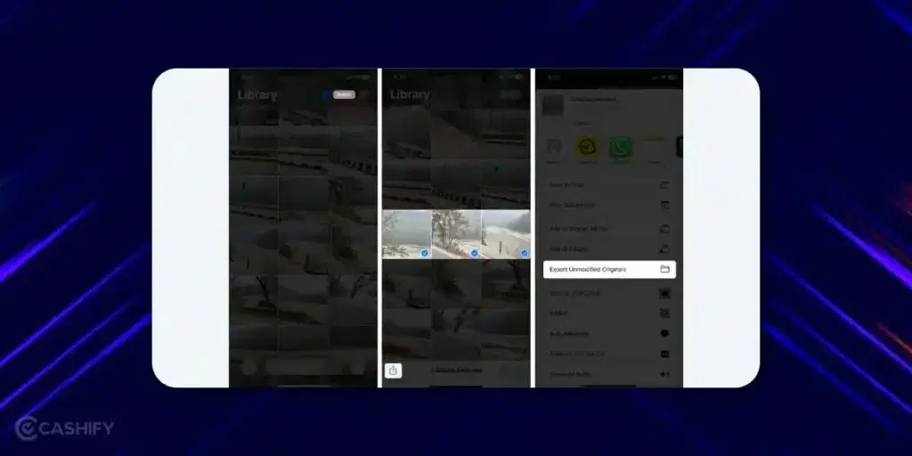 Transfer Photos from the iPhone to the External Drive Directly - 1