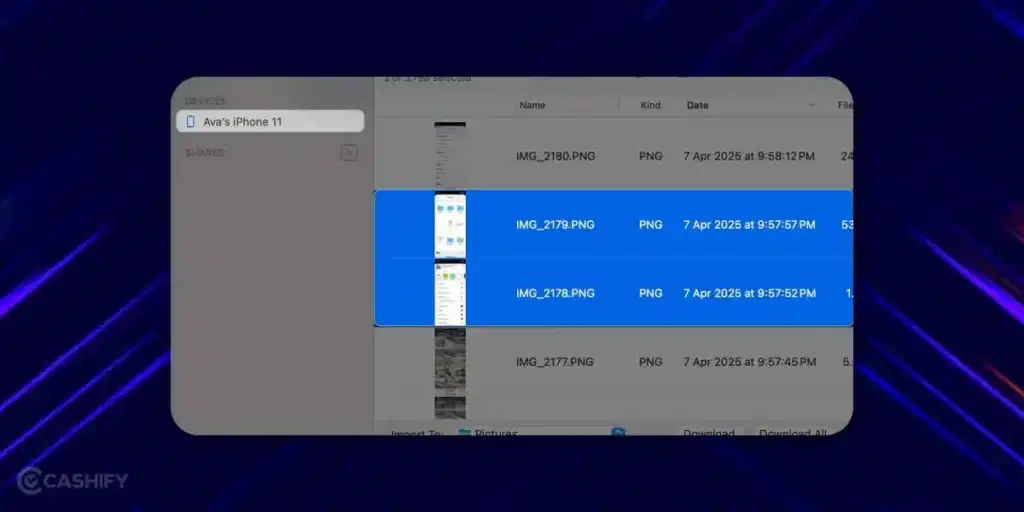 Transfer Photos/Videos from iPhone to External Drive Using Mac PC - 1