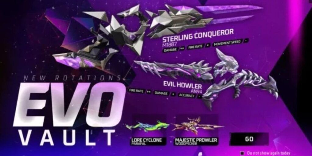 Free Fire Evo Vault event brings Evo guns and more