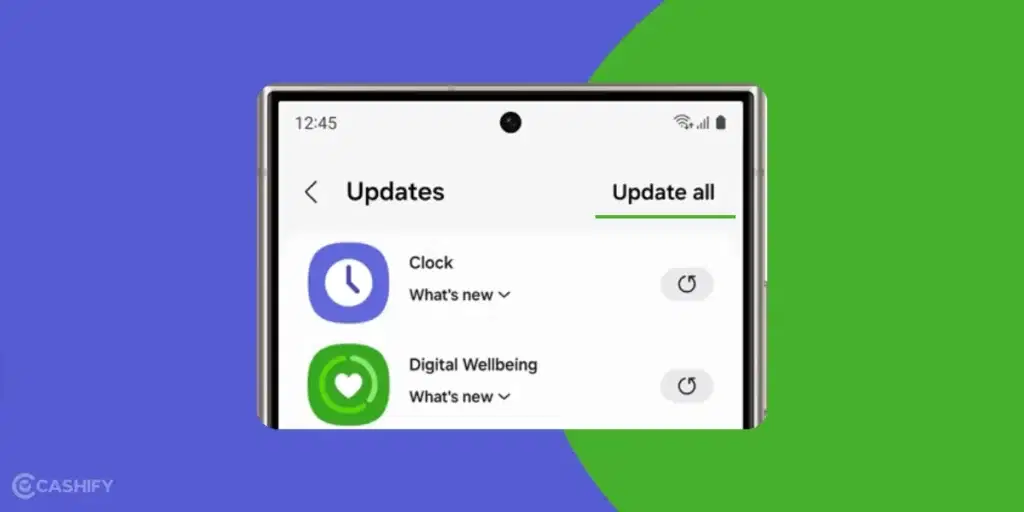 Samsung Update apps, One UI 7 Battery Drain