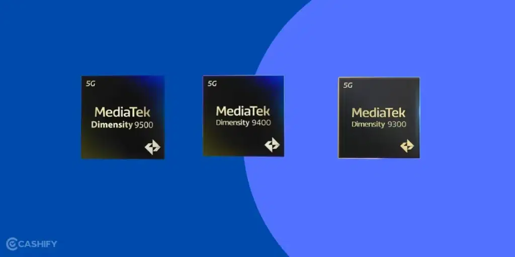 MediaTek Dimensity 9500 features comparison with older chips
