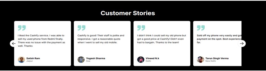 cashify customer stories