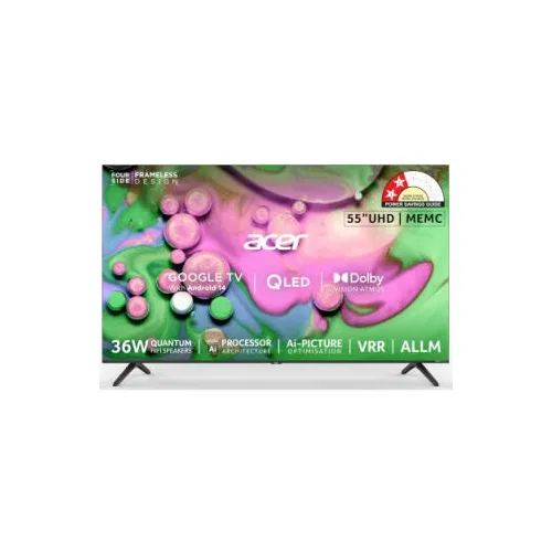 Acer V Pro AR55QDQGR2851AD 55 inch (139 cm) QLED 4K Front