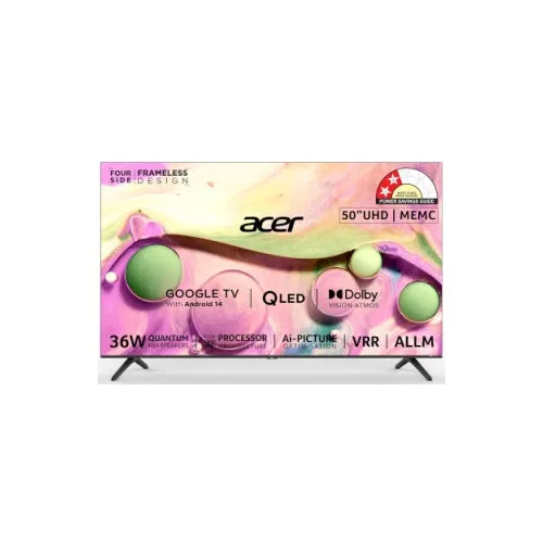 Acer V Pro AR50QDQGR2851AD 50 inch (127 cm) QLED 4K Front
