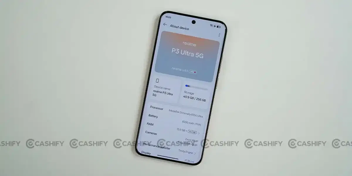 Realme P3 Ultra UI