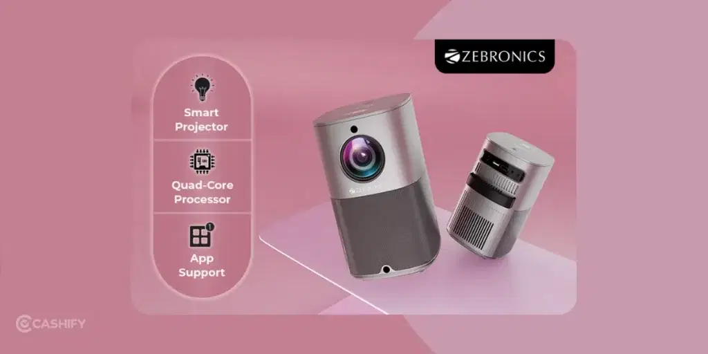 ZEBRONICS PIXAPLAY 18 Smart Vertical Projector, best 4k projector,