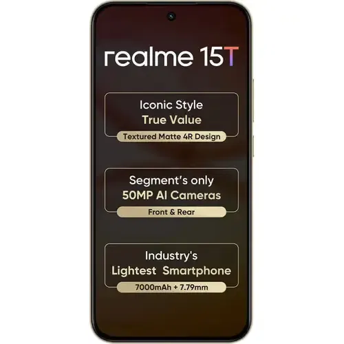 Realme 15T 5G Front